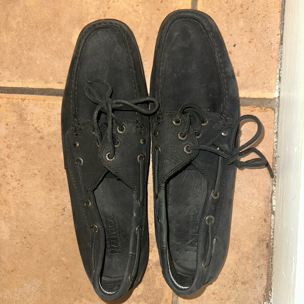 Nautica Black Men's Boat Shoes
